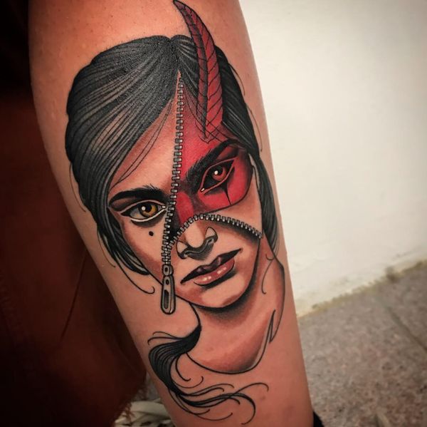 Tattoo from Inkadelic tattooing ibiza