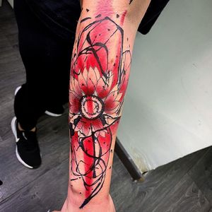 Sun flower Avantgarde style. Done in 4 hours during a seminary in Napoli