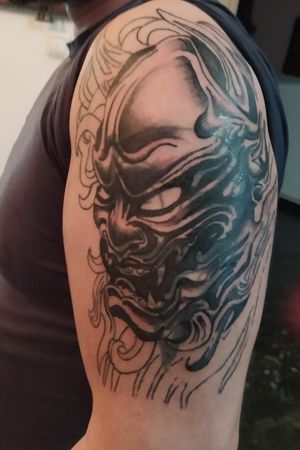 Cover up Japanese oni