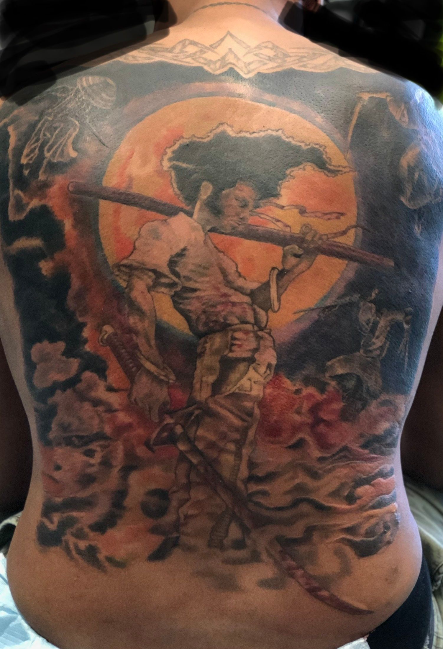 Tattoo uploaded by Bo Brymer • Afro-Samurai by Bo Brymer • Tattoodo