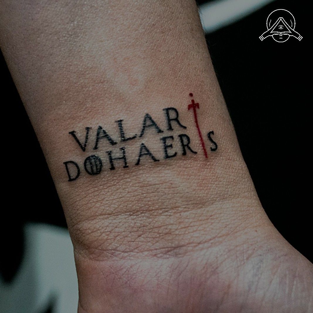 Game of Thrones House Stark & Valar Morghulis Tattoo #tattoo #hawaii #... |  TikTok
