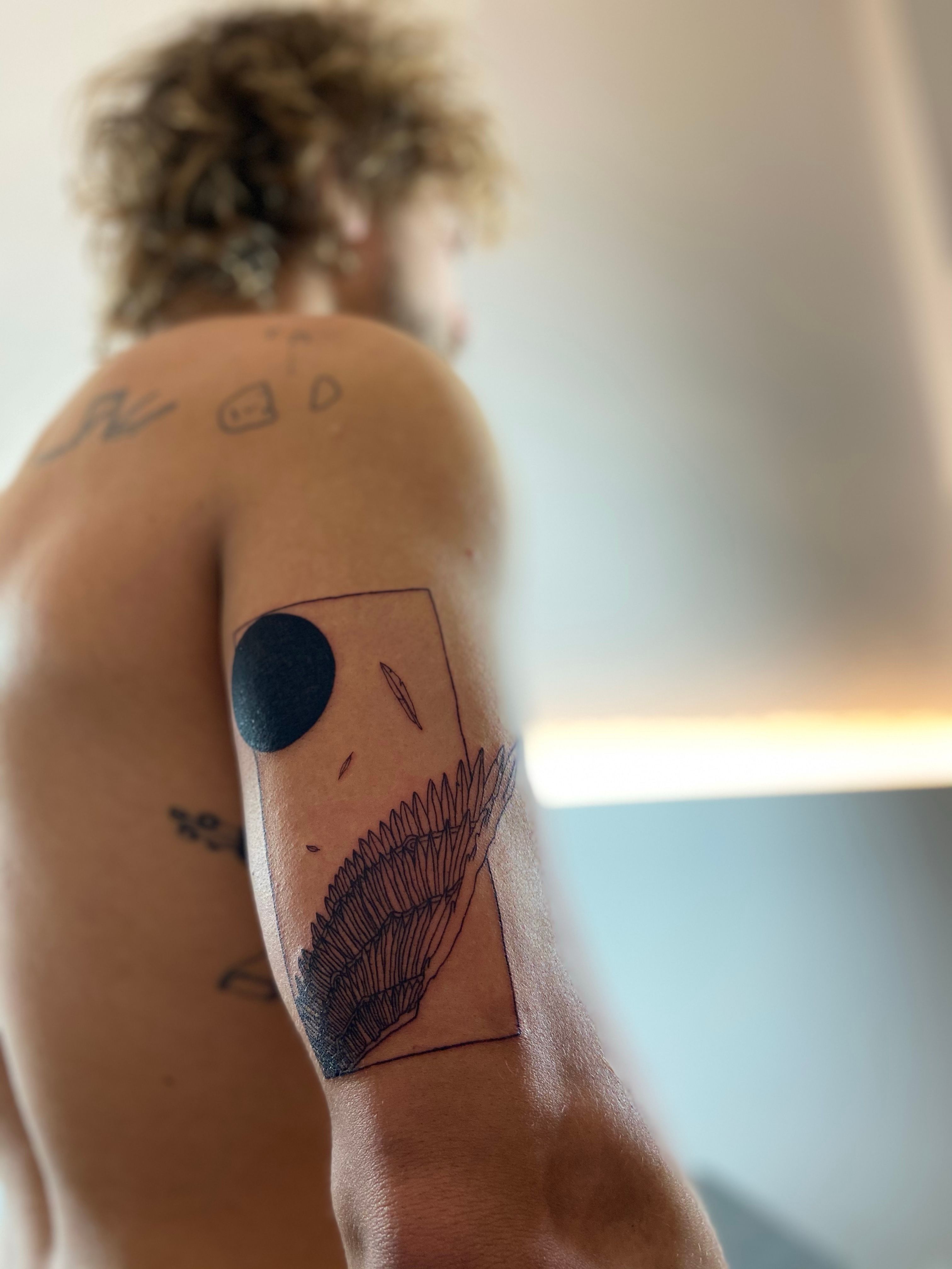 Icarus tattoo | Icarus tattoo, Greek tattoos, Wrist tattoos for guys