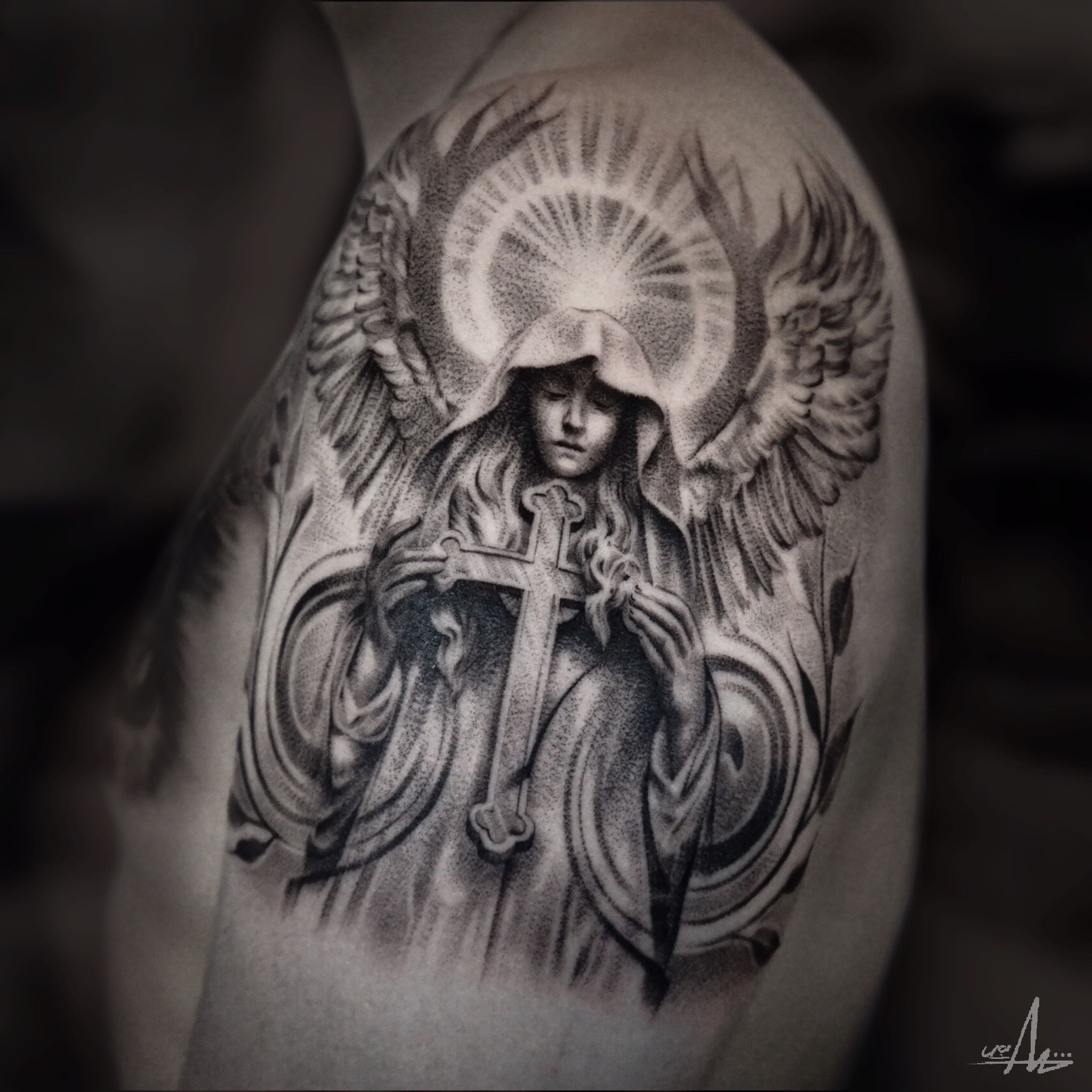 105 Best Angel Tattoos  Designs With Meanings