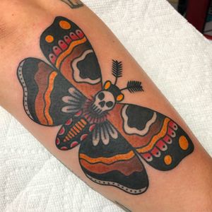 Deaths Head Hawk Moth Tattoo Wooden Hand - OOAK – RiotofHearts