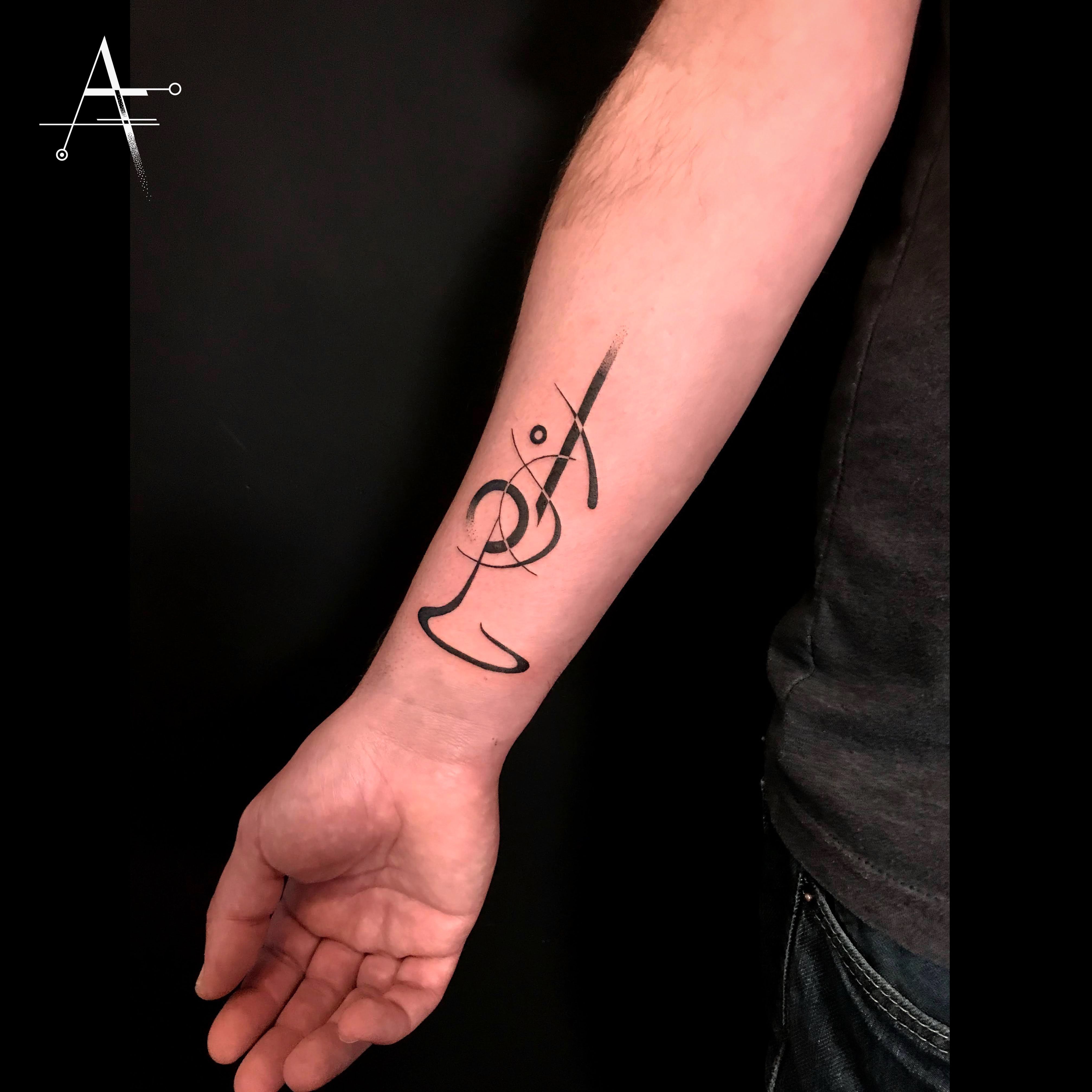 Trombone tattoo designs