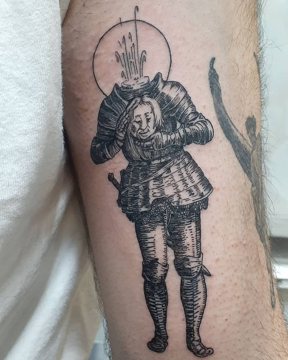 Tattoo uploaded by Berserk • Sanctus Livarius etching style • Tattoodo