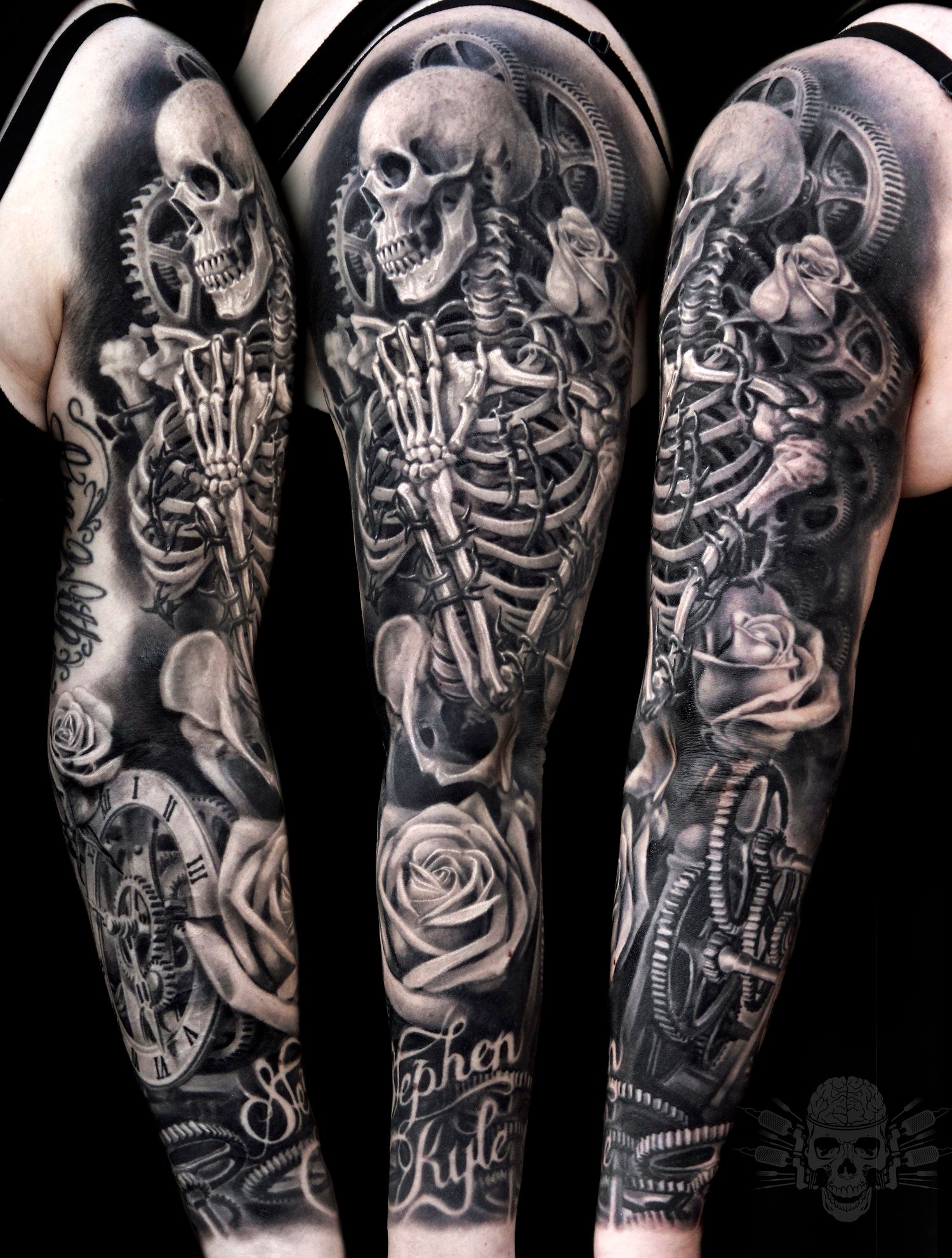 Skeleton Tattoo Sleeves by jianzhi88 on DeviantArt