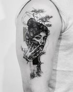 Masks beneath masks until suddenly the bare bloodless skull 🔘 . Booking OPEN! johny@danieltorocsik.com @torocsikartroom . . #tattooed #inked #inkedmag #inkjunkeyz #tattooedmag #art #artist #tattooartist #budapest #bp #budapesttattoo #sketch #freehand #dailytattoo #dailyphoto #lines #fineline #tattoomachine #brush #blackwork #photography #travel #tattoomodel #instatattoo #portrait #tree #girl #mask #portraittattoo #masktattoo