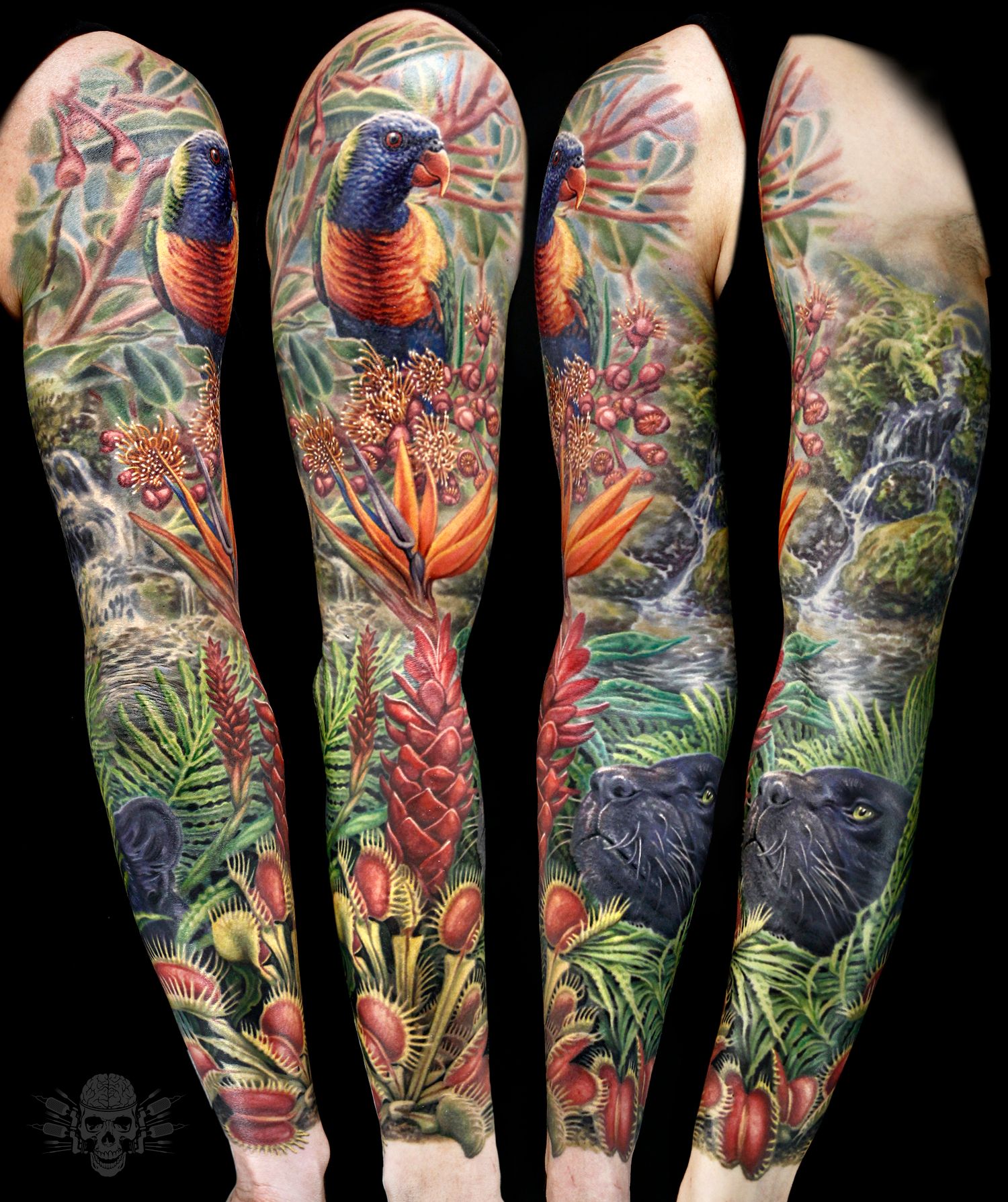 My Rainforest Sleeve Amazon Rainforest Inspiration will also be used for my  other sleeve   Animal sleeve tattoo Arm sleeve tattoos for women Best sleeve  tattoos
