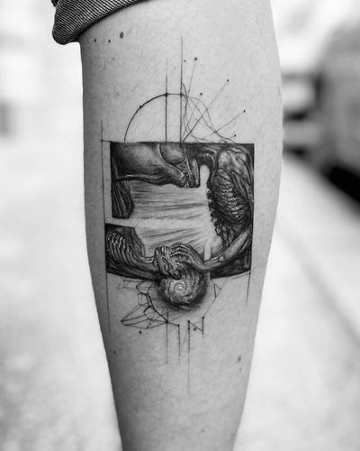 H. R. Giger healed so good 💫 . 🚨Booking OPEN! johny@danieltorocsik.com @torocsikartroom . . #tattooed #inked #inkedmag #tattooing #art #artist #tattooartist #budapest #budapesttattoo #bp #hungary #hungariantattoo #minimal #minimaltattoo #hrgiger #giger #gigertattoo #tattoomachine #galaxy #galaxytattoo #geometric #dailytattoo #healedtattoo