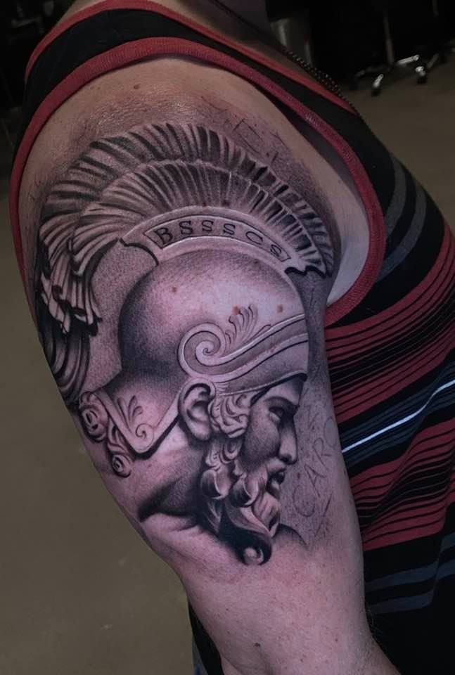 Male Geometric Aries Tattoo - Temu