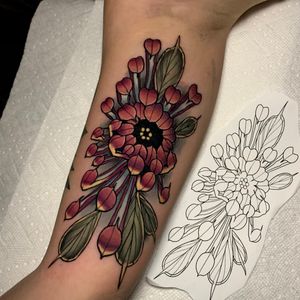 Inner arm chrysanthemum 🙌