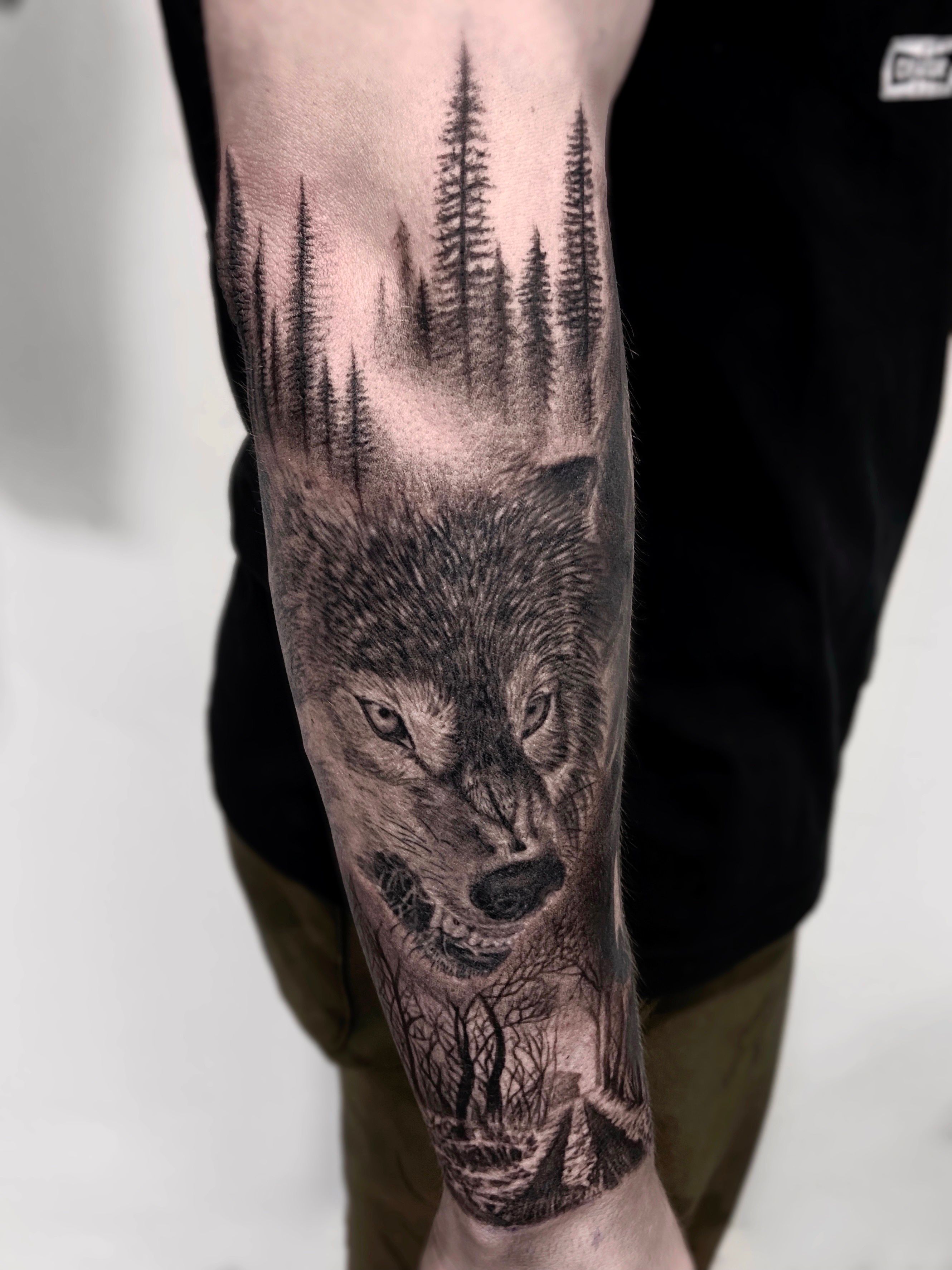Wolf Tattoo Designs for Men 2023 100 Unique Styles  DMARGE