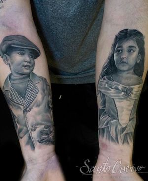 Children’s portraits - Sponsored by: @hellotattoomed @greenhousetattoosupplies Done using: @killerinktattoo @fusion_ink @fkirons @inkjecta @blackclaw @stencilanchored @inkeeze #tattoo #tattedup #tattooart #tattoostudio #tattoolovers #ink #inklife #inked #tattooartist #londontattooartist #tattooing #tattoolife #tattoosocial #tattoolondon #vegantattoo #veganink #vegan #killerinktattoo #london #stokenewington #hackney #londontattoostudio #alexalvarado #santocuervo