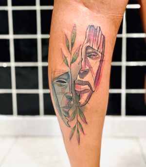 •Empathy• //Broken Masks series// #empathy #sketch #tattoo #tattooartist #tattooer #tattooartist #ink #inked #inkedpeople 