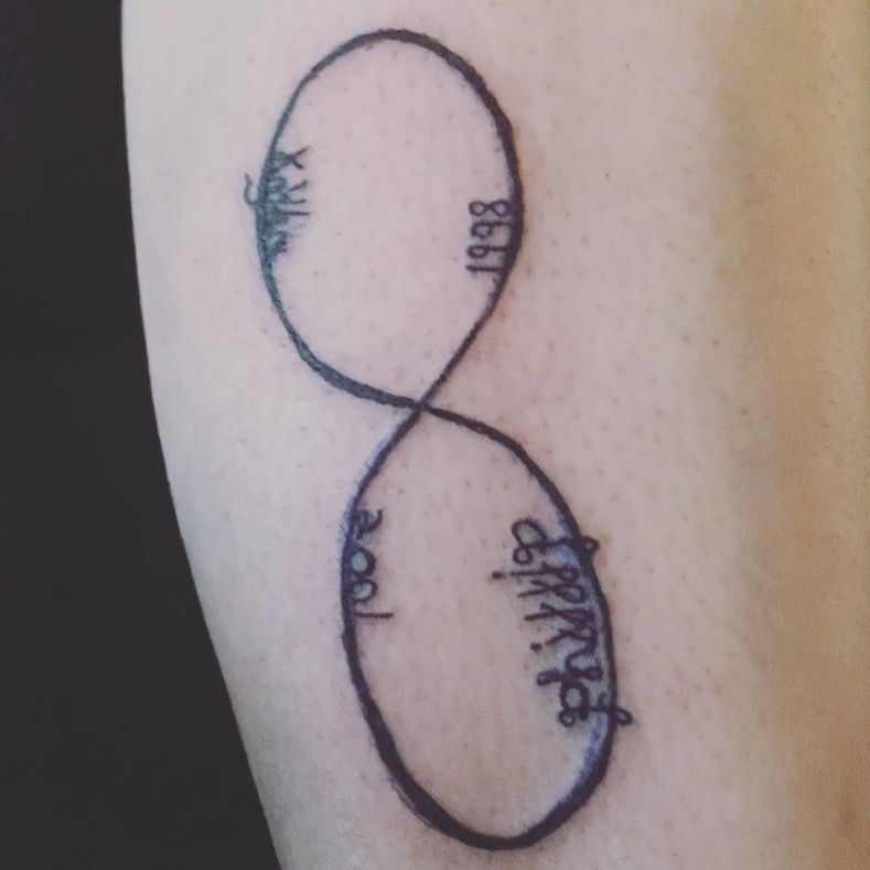 Love Infinity Symbol Temporary Tattoo (Set of 3) – Small Tattoos