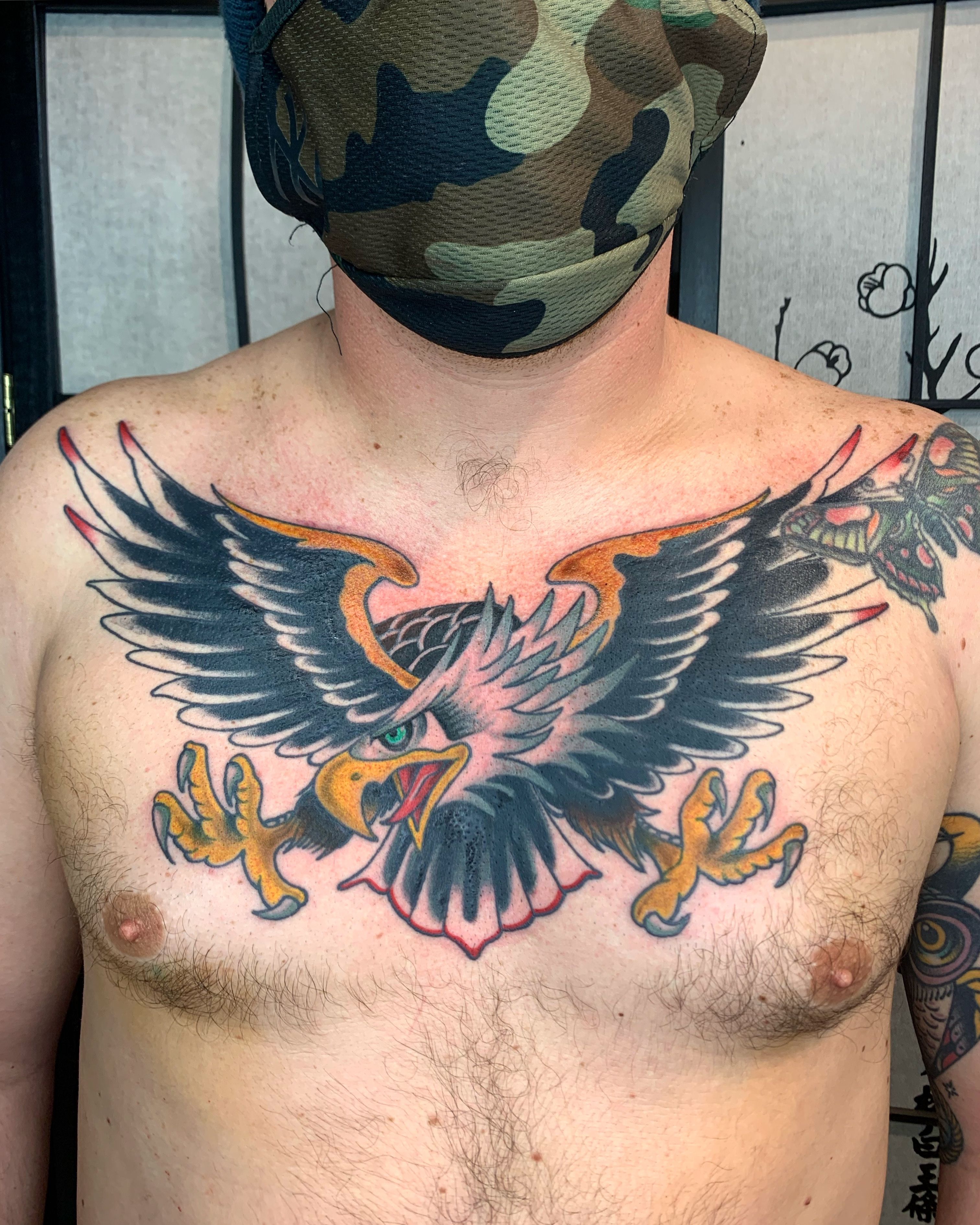 93 Stunning Back Eagle Tattoos You Should Try Now  Psycho Tats