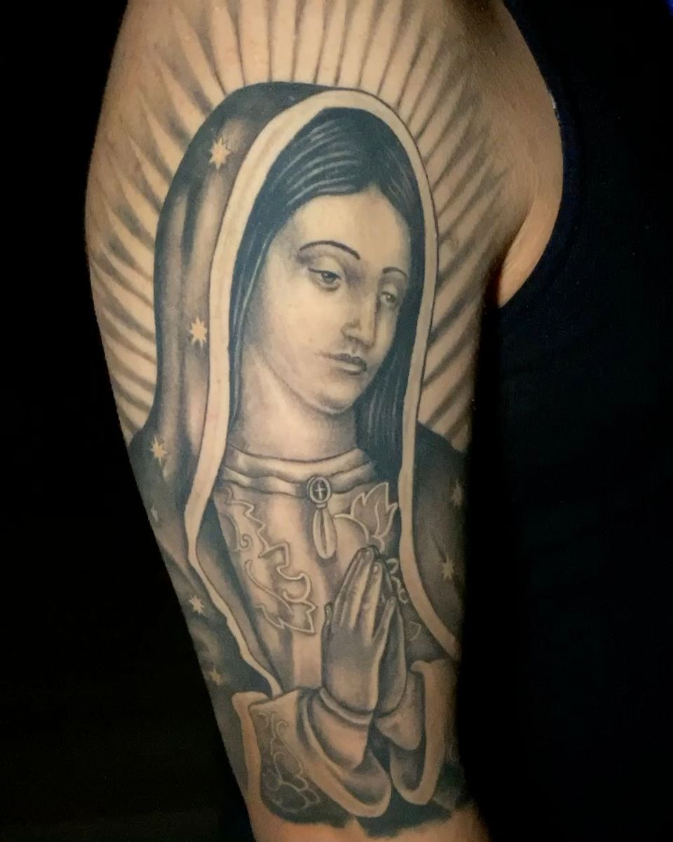 Tattoo uploaded by Uzi • Healed Virgen de Guadalupe done here @prolific ...