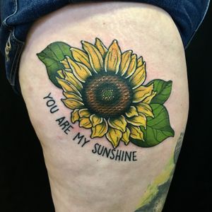 Full color Sunflower in remembrance of her grandmother 🌻