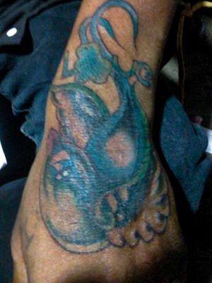 Swallow: Clients choice: From Google P.S. I just tattoed it. I dont know the artist. Sorry for that.