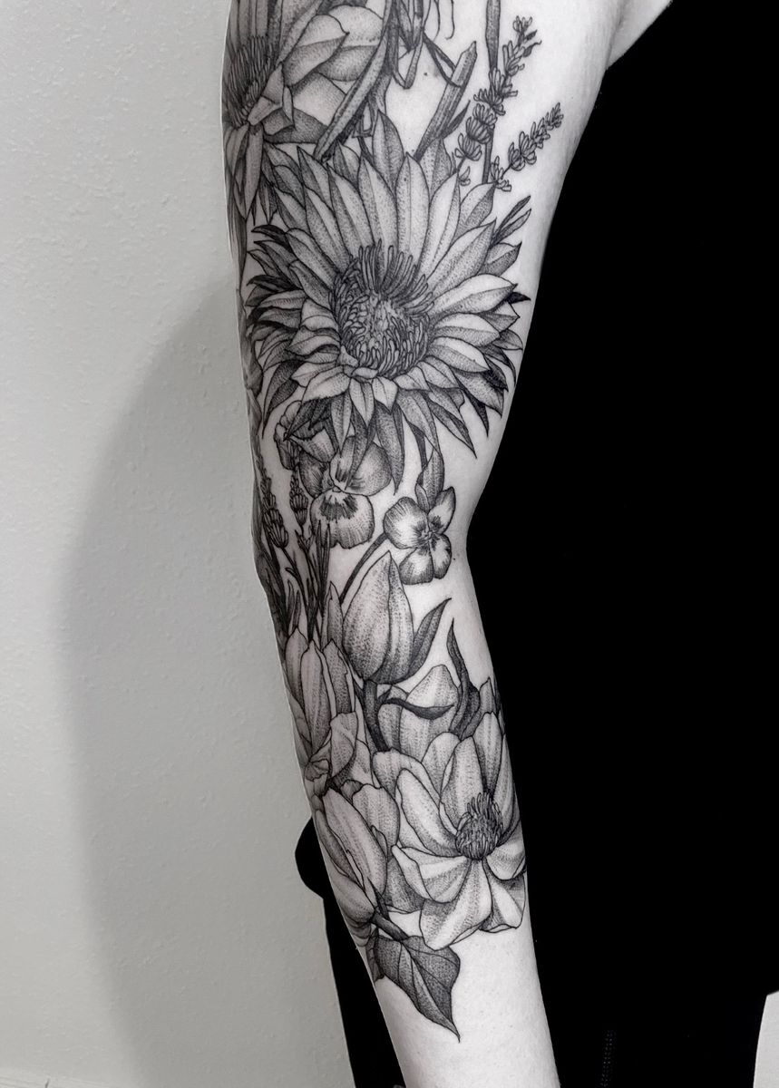 Tattoo uploaded by Paige Jean Tattoos • Flowers - Floral • Contact me ...