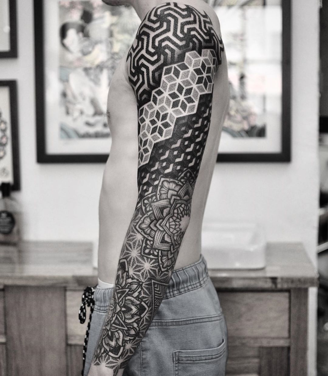 Mandala Flower Temporary Tattoo – TattooIcon