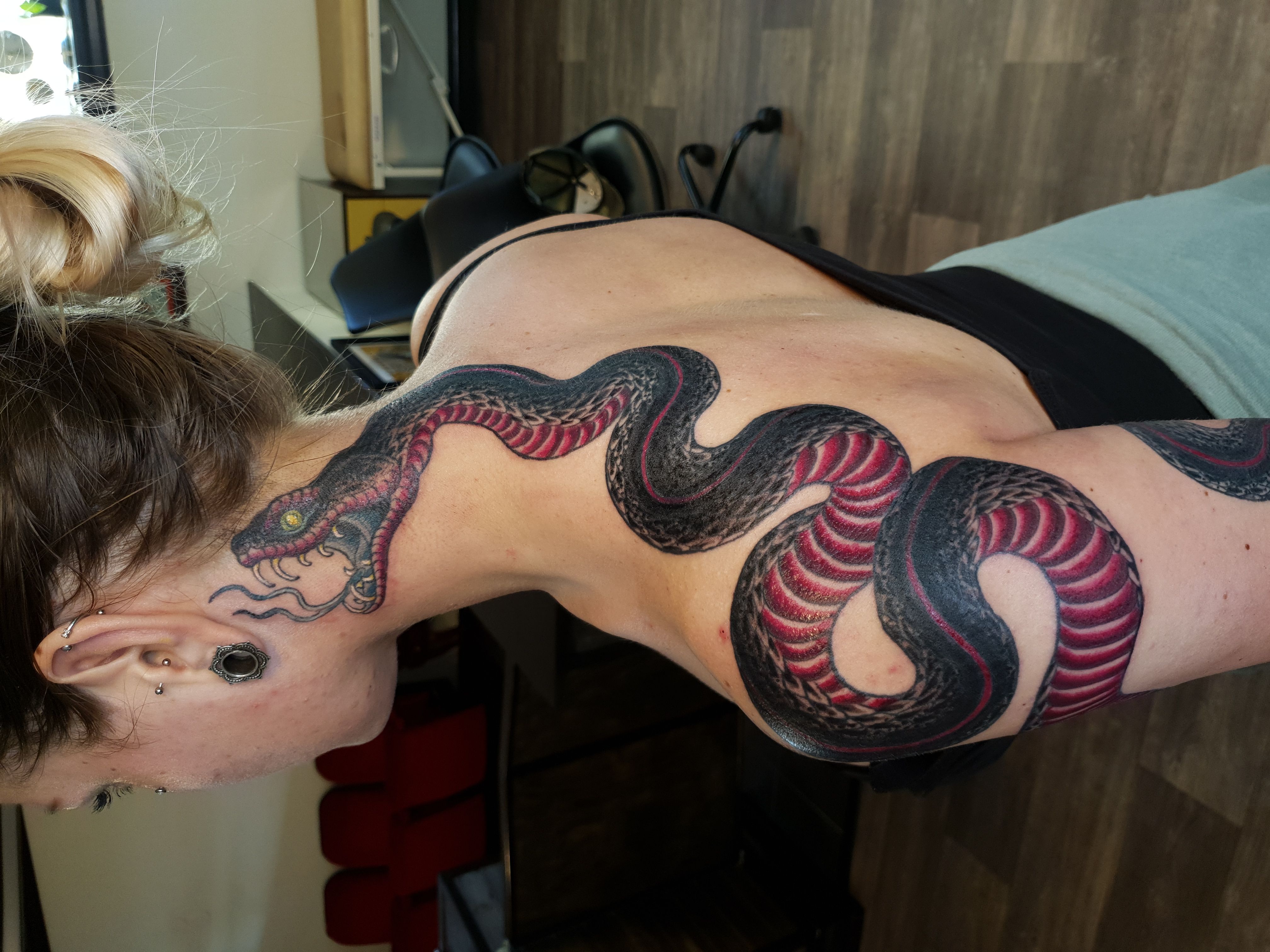Dopetattoo 6 Sheets Temporary Tattoos Snake Tatoo Design India | Ubuy