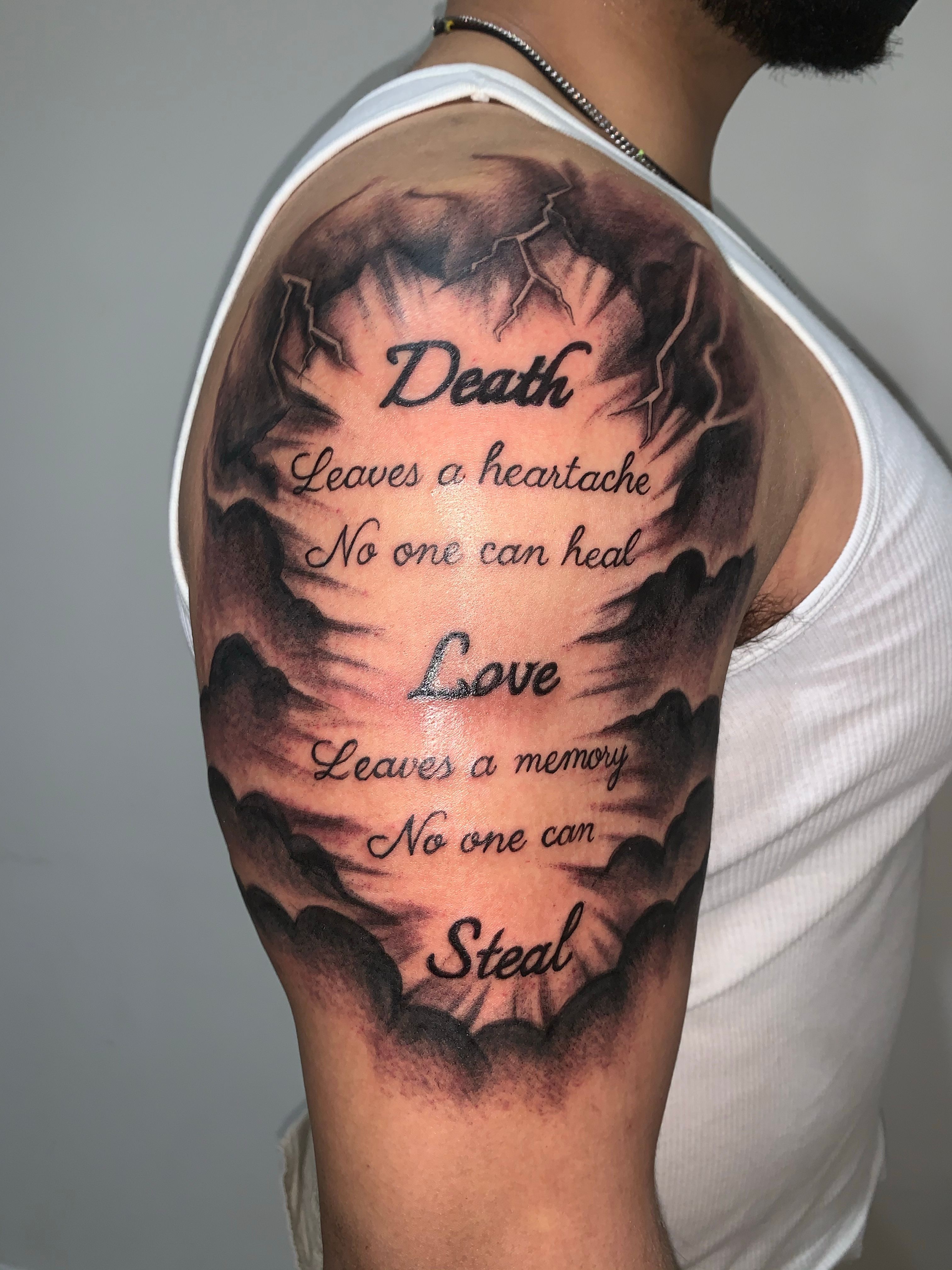 Tattoo tagged with small languages learn from yesterday tiny  shortyloco top of shoulder ifttt little english lettering quotes  english tattoo quotes  inkedappcom
