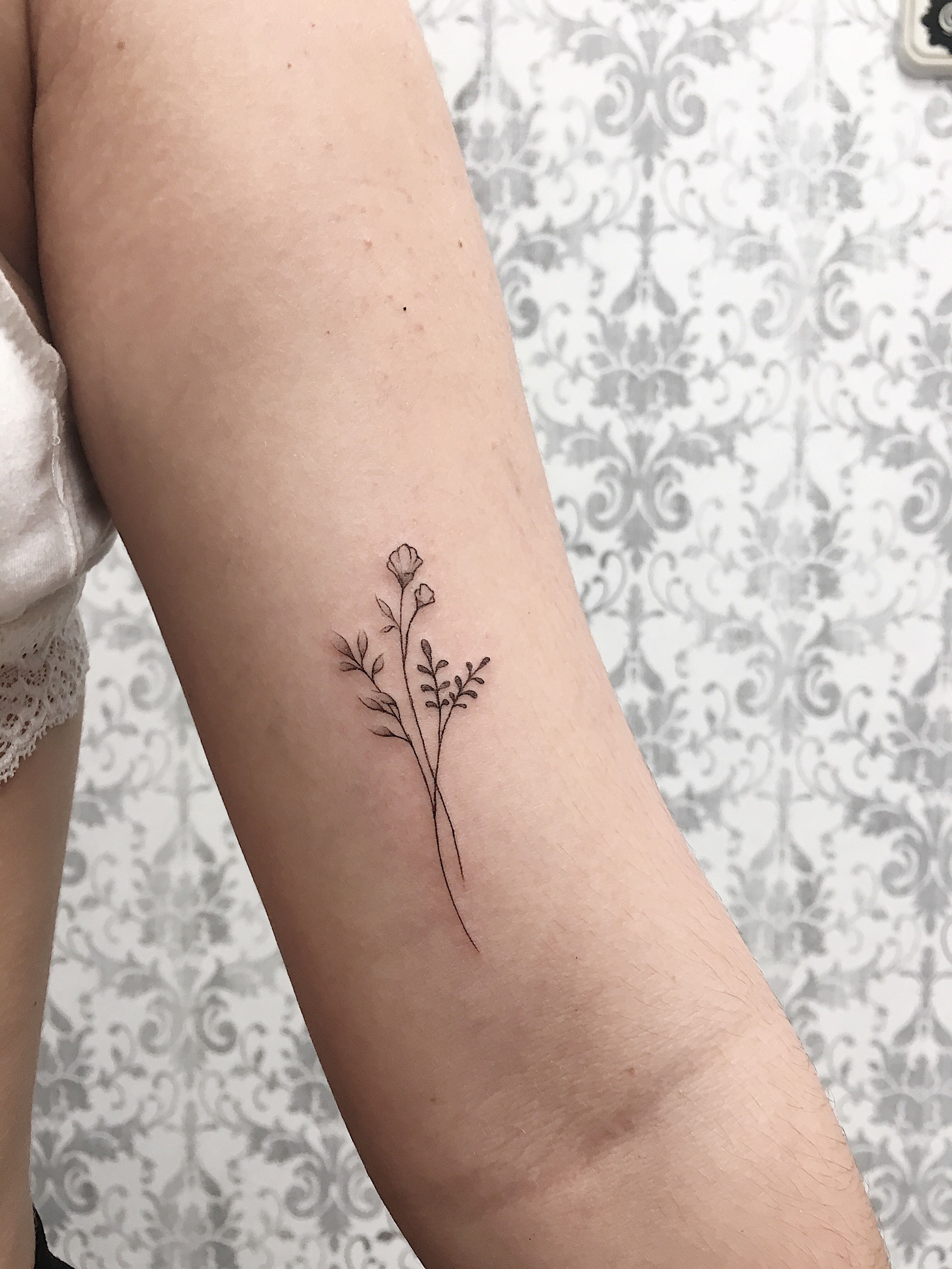 simple wildflower tattoo designsTikTok Search