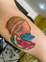 #melon #watermelon #butterfly #fruitylove