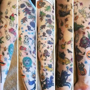 My right sleeve. HALLOWEEN, Fall and Winter