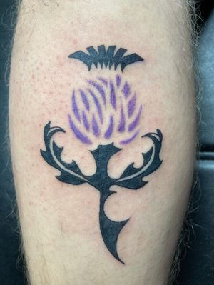 Thistle tattoo :Scottish thistle