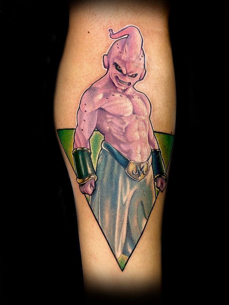 Tattoo uploaded by La Clínica Tatuajes y Perforaciones • #MajinBooTattoo  hecho por Pelón Villagomez en La Clínica Suc. Av. Corregidora #160 Centro  Querétaro. #HayMomentodQueDuranParaSiempre #TatuajesyPerforacionesLaClinica  #Desde1995 #DragonBall ...