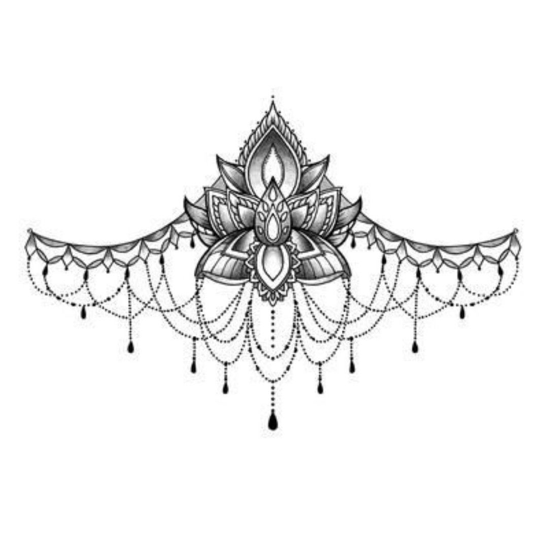 80 Sternum Tattoo Ideas For Men And Girls To Try Right Now
