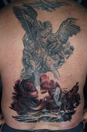 #backpiece #progress #blackandgrey#color #portrait#wolf #wolftattoo #blackandgreytattoo #progress #realism #realistic #blackandgrey#chicago #lincolnparkchicago #portrait #blackandrgey #blackandgray #realism #animalsleeve #animal #animalportrait #bear #beartattoo #bearportrait #eagle #eagletattoo #nature #naturesleeve #hunting #faithtattoo #faith #travel #elgin #schaumburg #naperville  #dark #darktattoo #coverup #coveruptattoo #headdress #colorrealism #surrealism #backpiece #angel #arcangel 