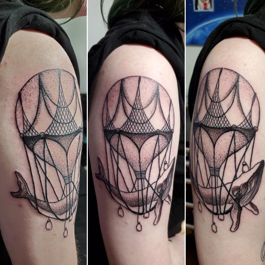 Clay McCay hot air balloon tattoo design - Design of TattoosDesign of  Tattoos
