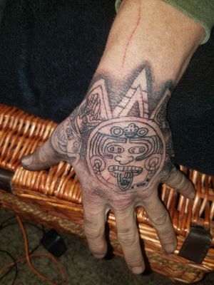 Aztec work #Aztec #SelfTought #TattooArt 