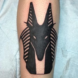 Anubis tattoo- fresh tattoo 