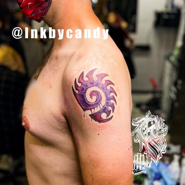 Tattoo from candy