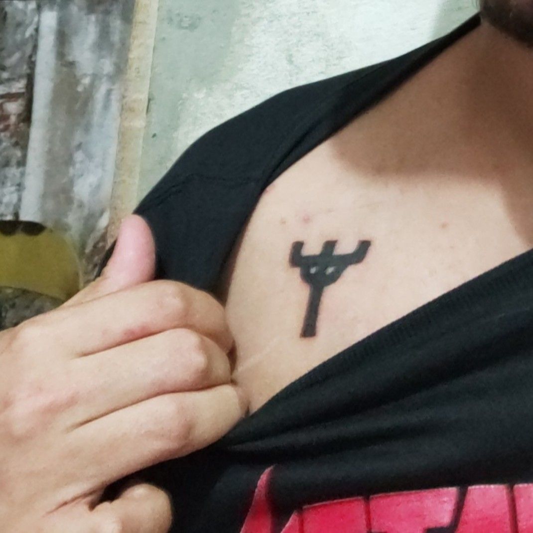 Judas Priest cross tattoo  My Judas Priest cross tattoo A   Flickr