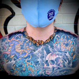 Chest and throat piece by Josh. 