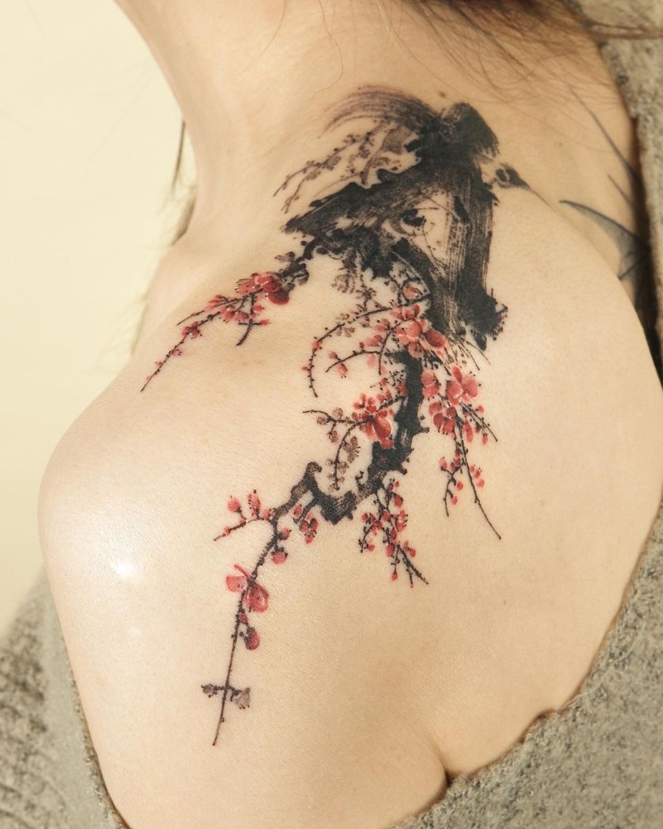 Tattoo uploaded by Ati.ful • Plum blossom • Tattoodo