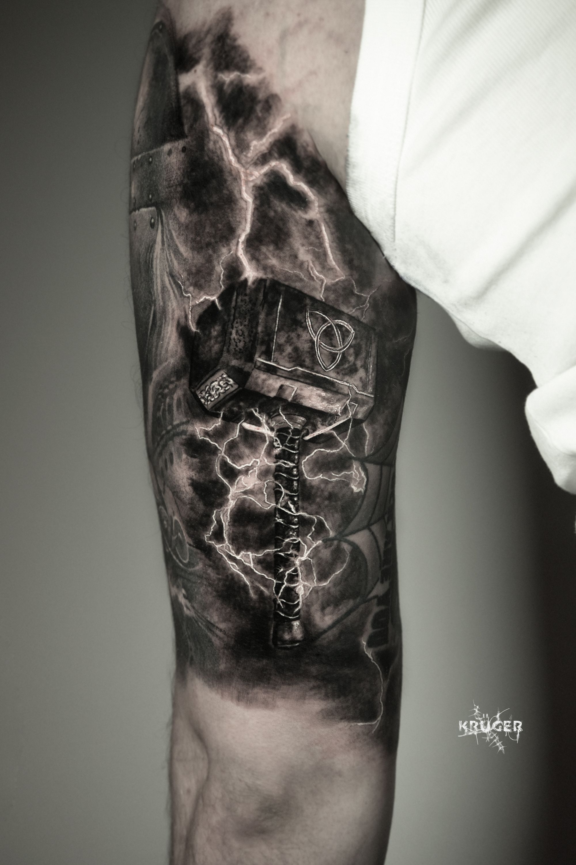 thors hammer  BL Design Tattoo Studio  Flickr