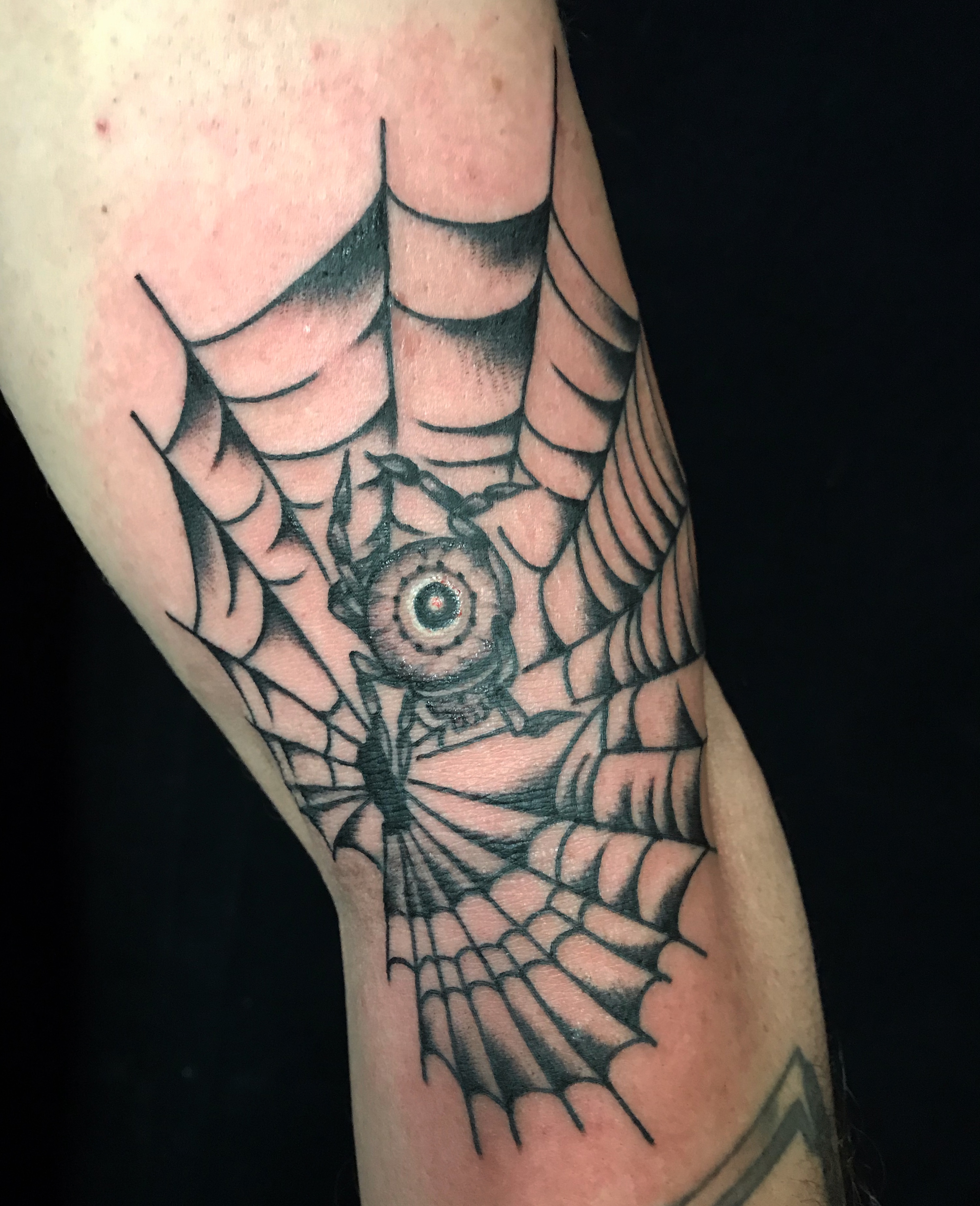 Spider Eye Traditional Tattoo • Tattoodo