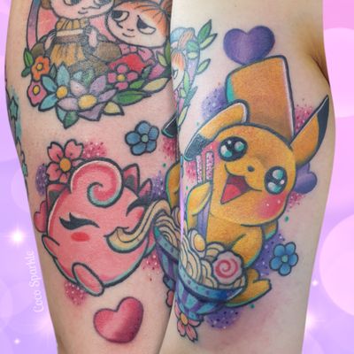 #pokemon #pikachu #jigglypuff #kawaii #cute #ramen