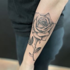 Rose I Made last week. #rose #tattoo #flower #nederland #blackandgrey #tatuaje #3rl 