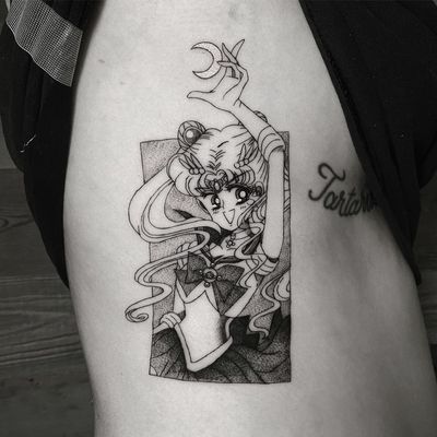 Sailor Moon tattoo by stormytattoos #stormytattoos #sailormoon #anime #manga