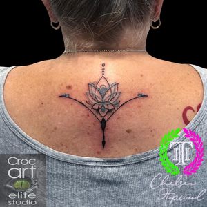 Lotus. #linework #lotus #lotusflower #cutetattoo #tattoosforwomen