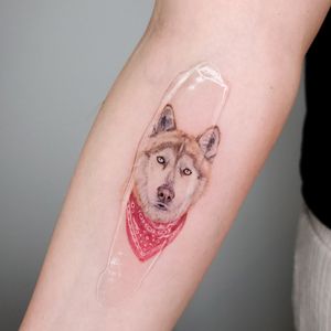 Dog tattoo