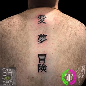 Symbols. #tattoo #kanji #kanjitattoo #spinetattoo #tattoosformen #tattoosforwomen #symbolstattoo
